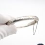 925 Vintage Sterling Silver Bangle, Birmingham 1973 Image 8