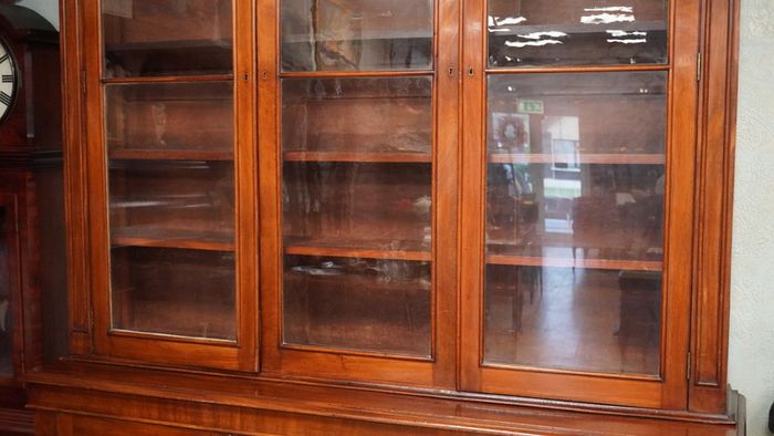 Victorian Mahogany Library Bookcase