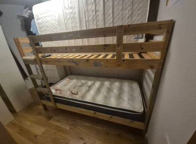 wooden bunk