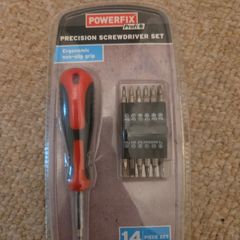 Powerfix Profi 14-Piece Precision Screwdriver Set