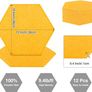 NEW SALE | 12 Pcs Self-Adhesive Acoustic Absorption Panels, High Density 12" X 10" X 0.4" Soundproof Acoustic Panel, Hexagon Sound Absorbing Panels for Recording Studio & Home & Offices Image 4