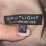 Spotlight by Warehouse Black Floral Mesh Skater Dress UK 14 Open Back Image 6
