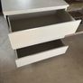 Ikea white 3 drawer chest Image 4