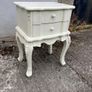 Bedside Locker -  White French Side Table Image 2