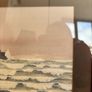 Vintage Watercolour Painting of a Lighthouse on a Rock Formation Image 3