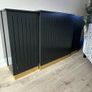 2x Laura James Iliana Extendable Radiator Cover in Charcoal Grey Image 3