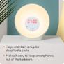 Lumie Sunrise Alarm - Sunrise Wake-up Alarm, Sunset Sleep Feature, Sounds and Mood Lighting Image 6