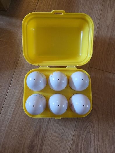 cracking eggs