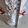 Antique Old Paris Porcelain Vase, White Gold, Brides Vase, Wedding Vase, 19th Century Image 3