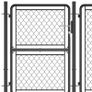 Garden Gate Steel 125x395 cm Anthracite Image 4