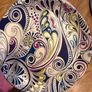 Monsoon Home by Denby Paisley collection plates + Matching Placemats & Coasters Image 3
