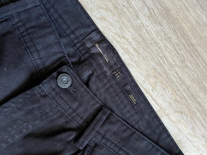 Massimo Dutti mens black trousers 32/32