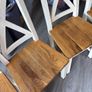 solid pine chairs x 4 Image 5