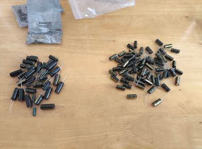 Mixed Lot of Jackcon Radial Electrolytic Capacitors