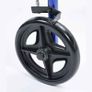 4 Wheel Rollator Walker Folding Aluminium Walking Aid with Seat Bag Brakes Image 8