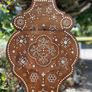 Solid Walnut Sgabello Hall Chair - 1840-1850 (must see) Image 2
