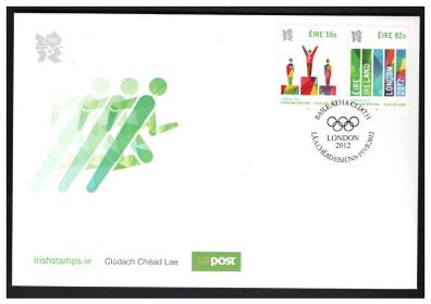 2012 Ireland Olympic Games Commemorative Stamps An Post First Day Cover (FDC)