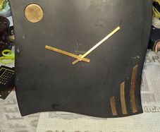 Large Heavy Genesis Wave Clock, Postage Available,