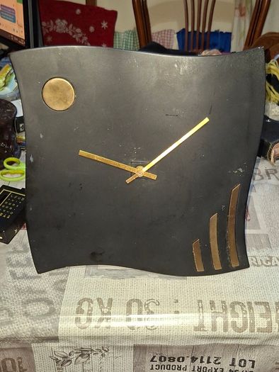 Large Heavy Genesis Wave Clock, Postage Available,