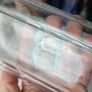155 - Antique Anciers Petroleum Emulsion Sea Glass Decorative Collectible Cork Top Bottle Image 3