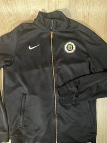 RED TAG Nike Black Full Zip Football Club Jacket Sem Risco Size L Black And Gold