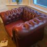Authentic Chesterfield Leather Armchair Image 2