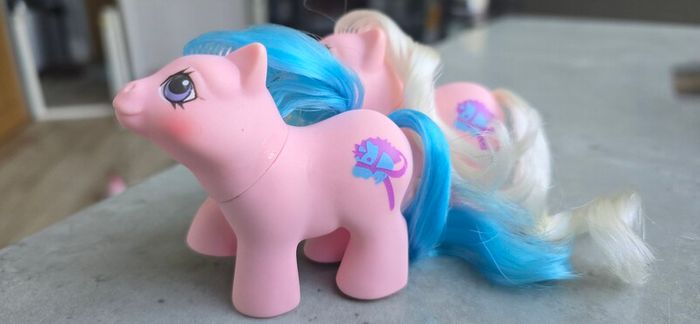 Sticky and Sniffles Newborn Twins MLP G1 My Little Pony