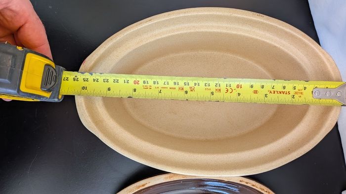 Vintage Emile Henry France No. 4 P2 Oval Lidded Casserole Dish 26cm