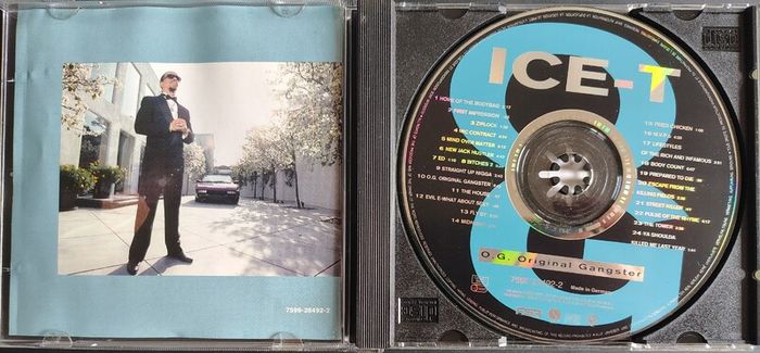 Ice-T - O.G. Original Gangster CD (1991) Classic Gangsta Rap Hip Hop EX+