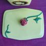 Collectable Disney Clover Butter Dish Beauty & the Beast Image 5