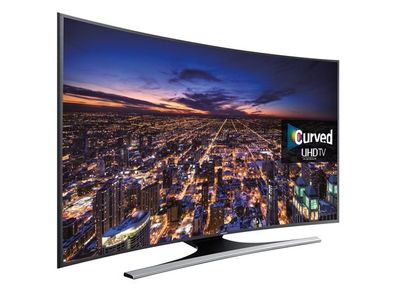Samsung 55" Curved UHD 4K HDR Smart Tv, Wifi, Lan, Usb, Saorview