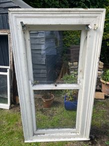 3 x Sash wood windows