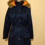 Navy Blue Parka Jacket Image 9