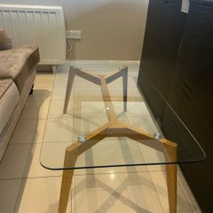 glass coffee table