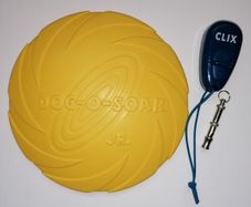 Dog Clicker, Whistle, Floatable Disc