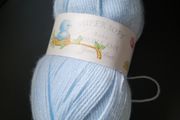 Acrylic wool baby super soft pastel blue 100g NEW
