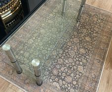 glass coffee table