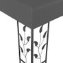 Gazebo with String Lights 3x3 m Anthracite Image 4