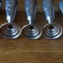 5 silver shot glasses Image 3
