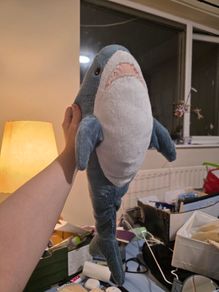 ikea blahaj baby shark soft toy plushie 55cm