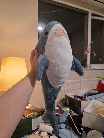 ikea blahaj baby shark soft toy plushie 55cm
