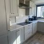 Quartz Kitchen island and counter tops with splashback Image 2