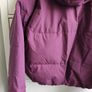 Primark Plum Purple Hooded Puffer Jacket Coat Size L Image 9