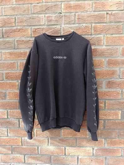 Adidas Crew Sweater Black Mens Small S