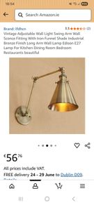 Wall sconce lights x 2