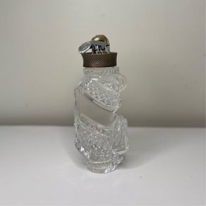 Waterford Crystal Golf Bag with Metal Club Paperweight Sculpture