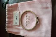 Kate Spade silver bow bangle