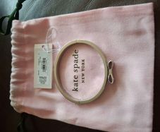 Kate Spade silver bow bangle