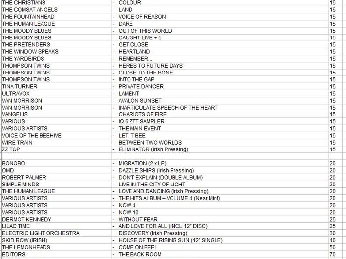 The Main Event - KTel Compilation - Vinyl Record - Rats / Blondie / Stranglers etc + hundreds more