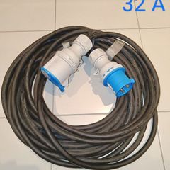 Premium 32A Industrial Long Extension Lead (21m) - Brand New Brennenstuhl Plugs and 6mm HO7RN-F Cable
